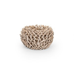 Cachepo Madeira Branco Unha de Gato 